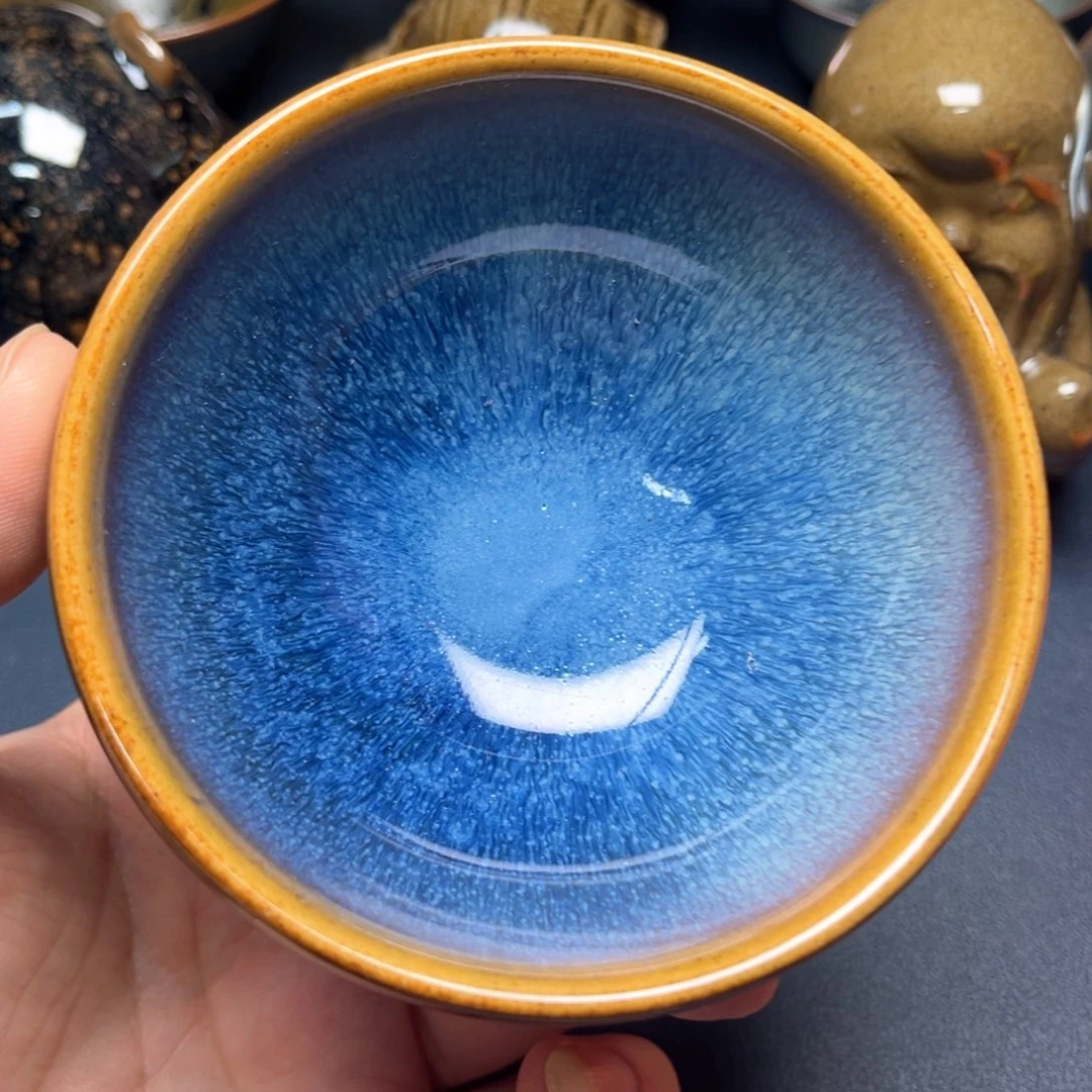 茶盏建盏手握泡茶主人杯