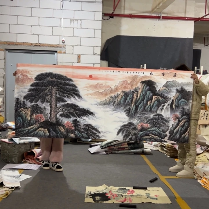 纯手绘画技法与绘画技巧结合