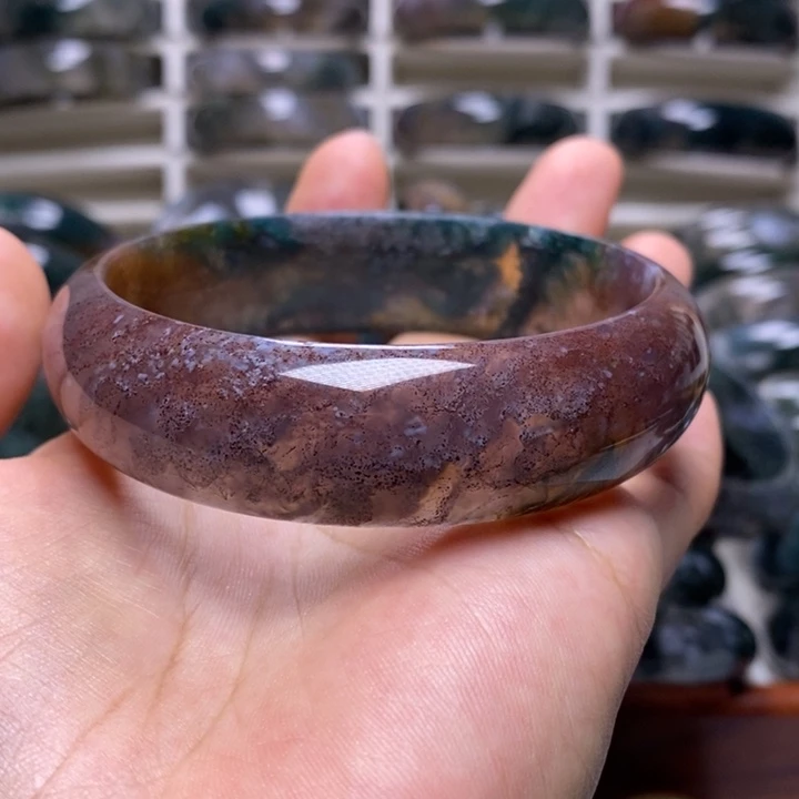 玛瑙/玉髓手镯未镶嵌漾*漾