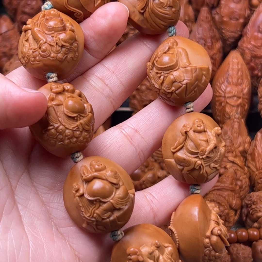 猴***哥橄榄核手串/手链核雕