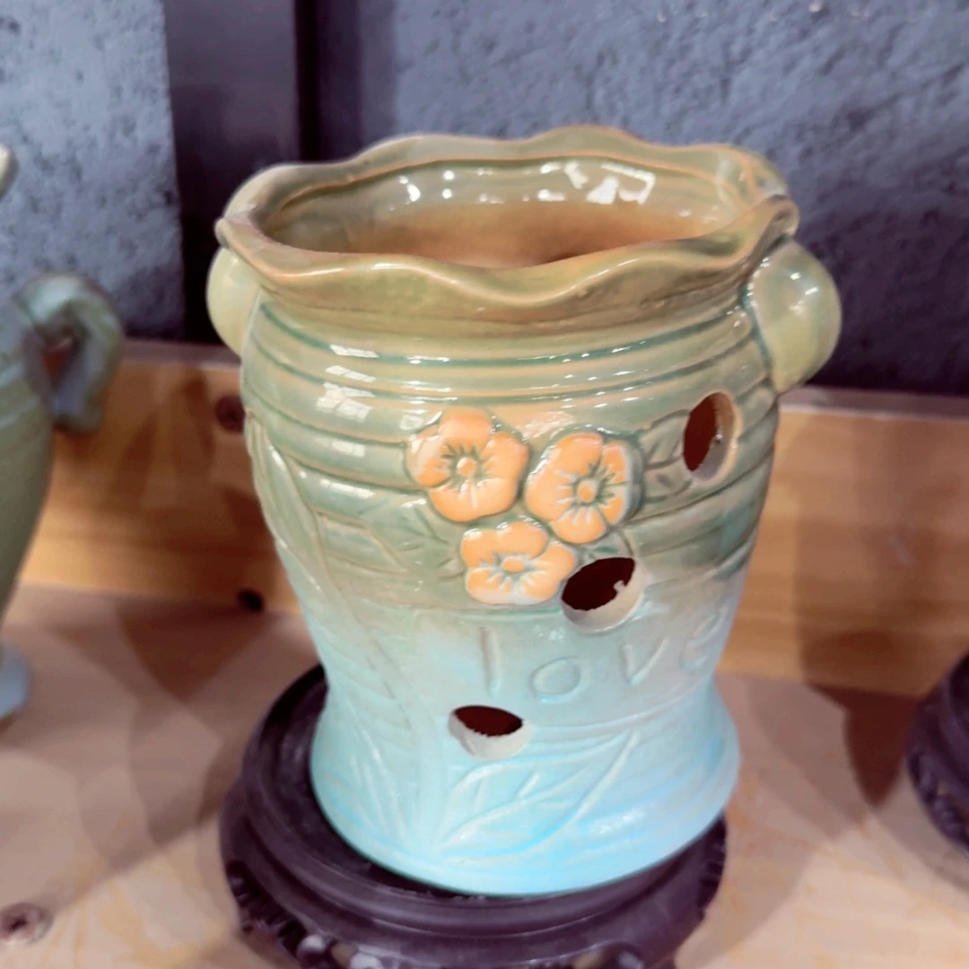 紫砂花盆粗陶粗陶