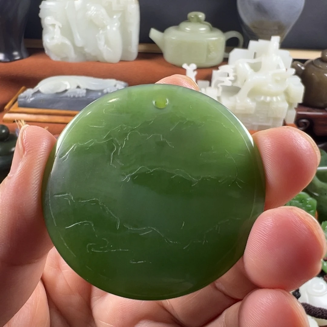和田玉（碧玉）未镶嵌颈饰