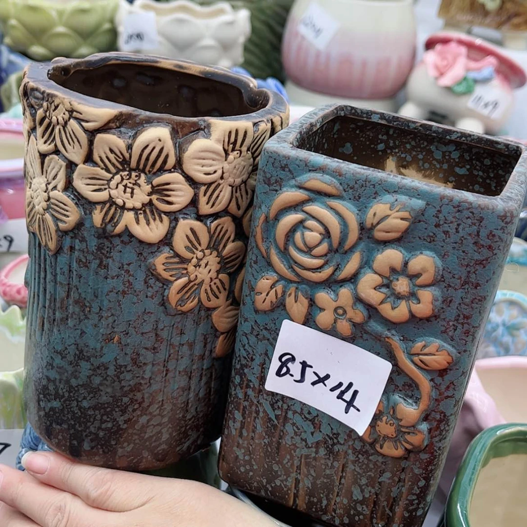 【闪购商品】陶瓷多肉绿植陶瓷花盆