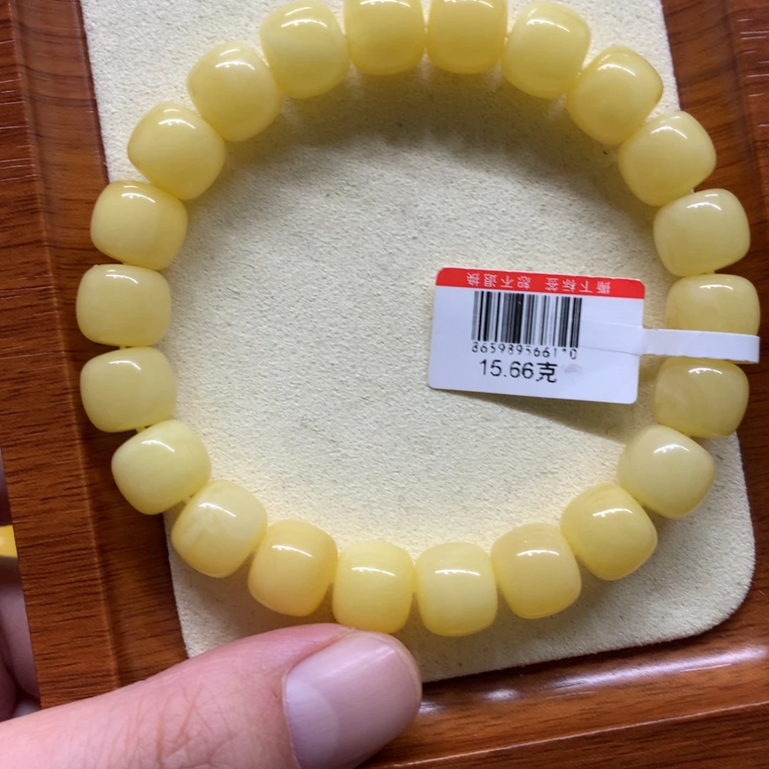 蜜蜡未镶嵌手链蜜蜡