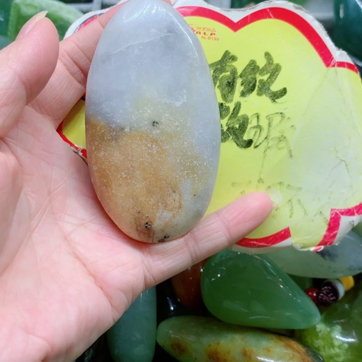 蛇纹石玉未镶嵌手把件