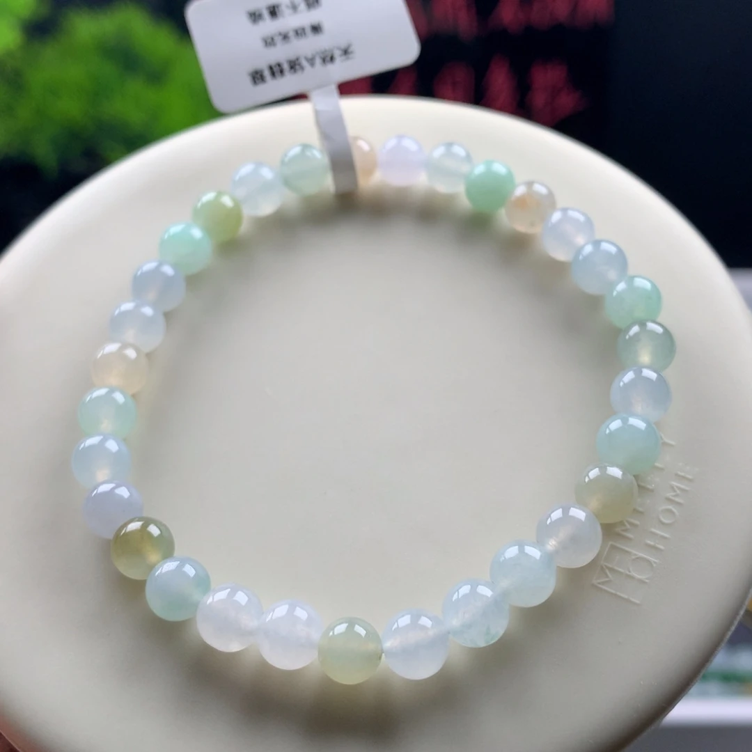 翡翠未镶嵌手链卡6