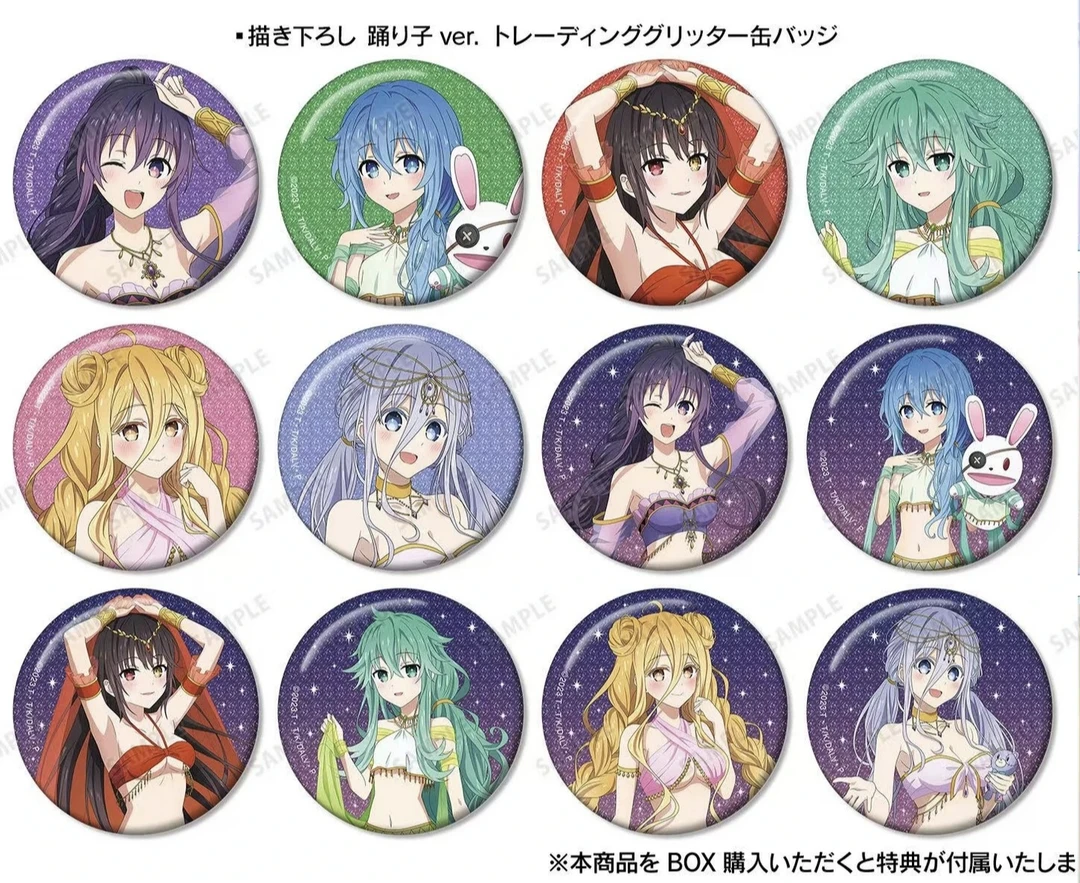 约会大作战POP UP SHOP舞娘系列吧唧立牌（代拆）