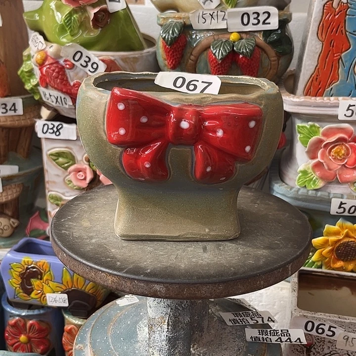 粗陶材质多肉花盆