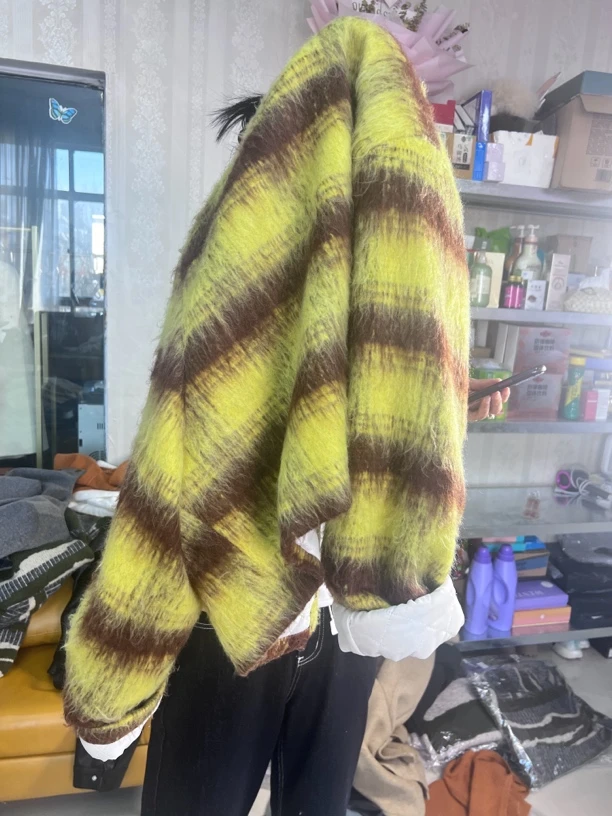 小香风夹棉外套格子