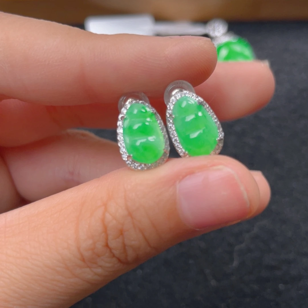 翡翠颈饰银S925镶嵌b j n n n