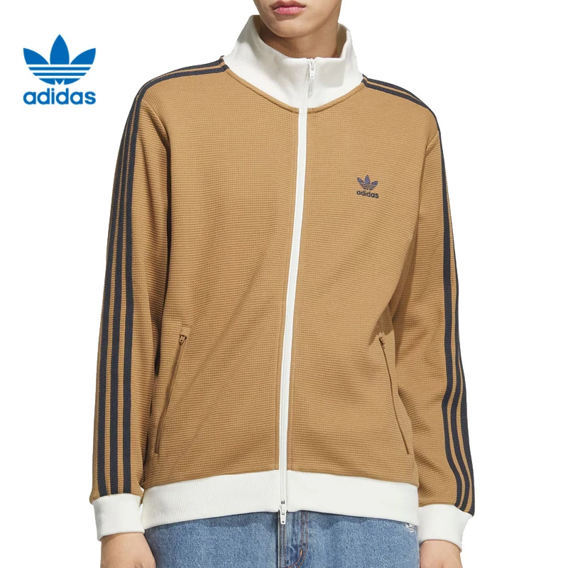 【流光风】adidas阿迪达斯三叶草春季男子运动休闲夹克外套KB8952