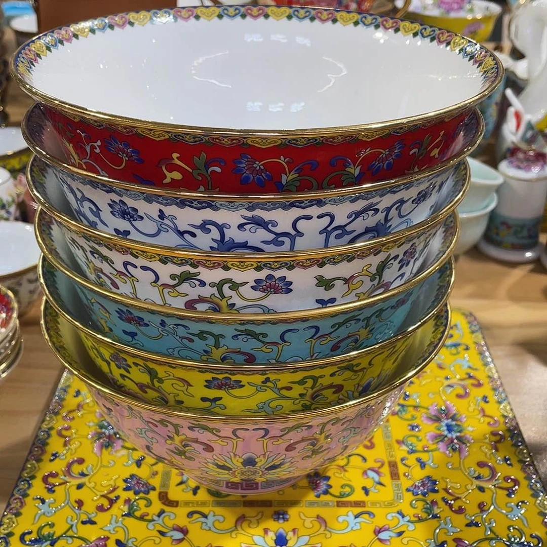 珐琅景德镇陶瓷瓷碗