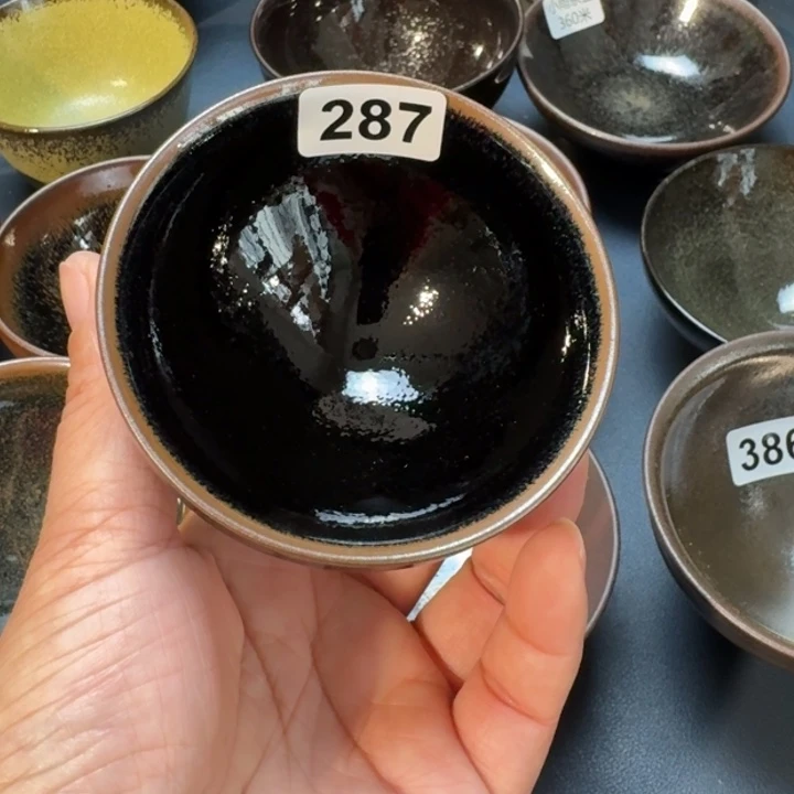 W***9小雨茶盏手工柴烧