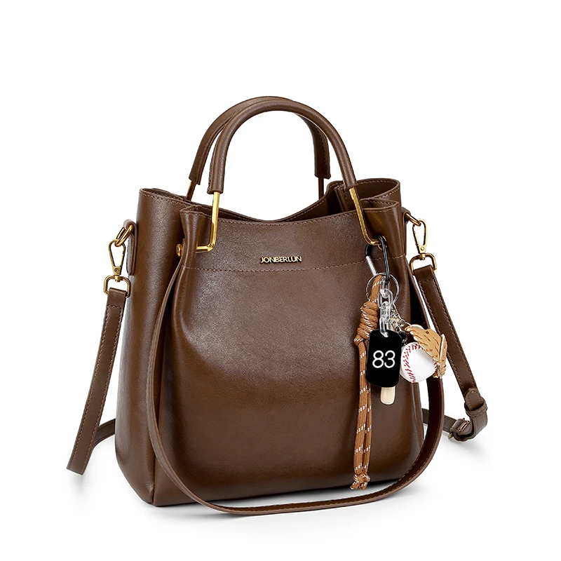 【左九设计师】2025新款时尚百搭超软手提时尚托特包包