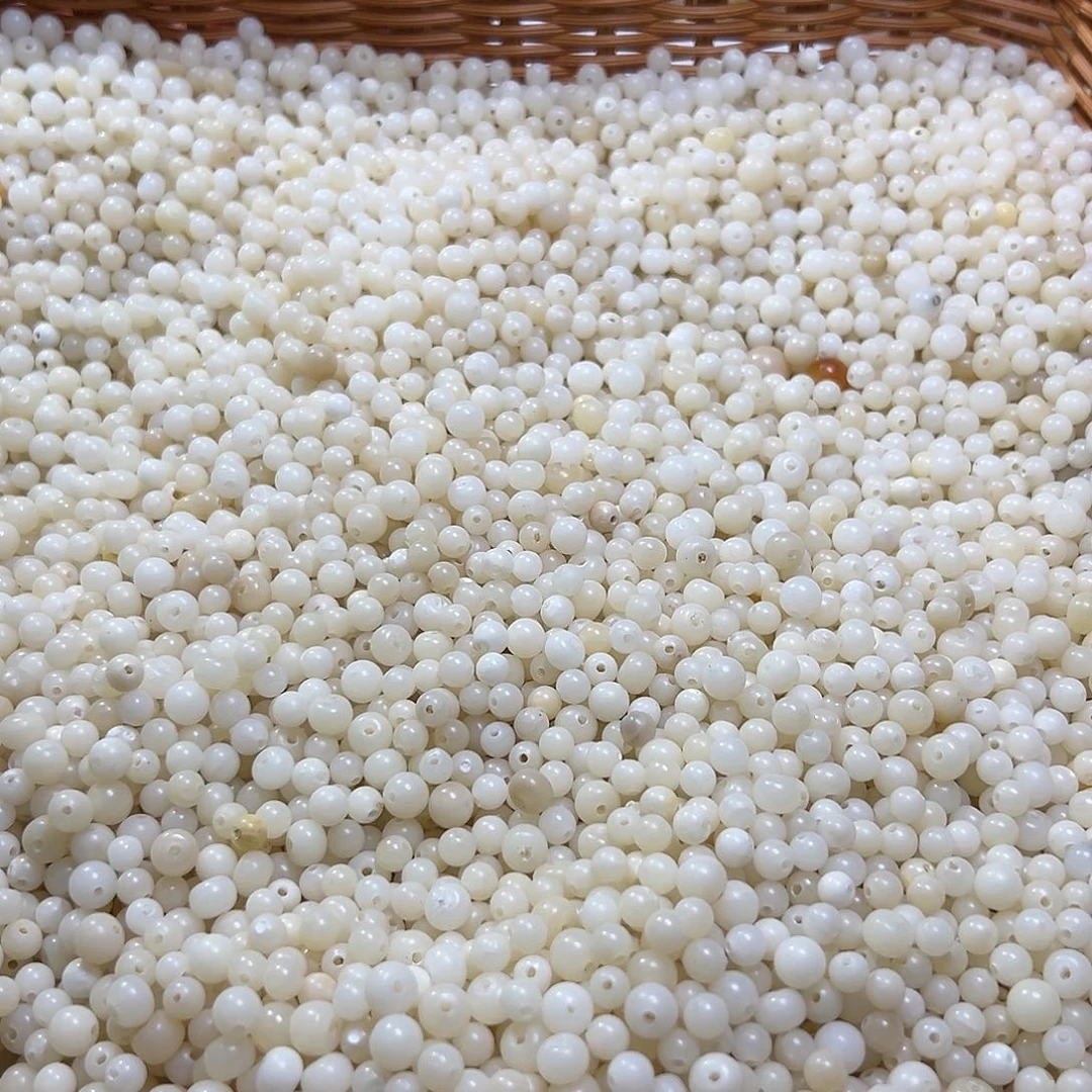 白玉菩提吊坠瑕疵卡6左右素白混装500颗