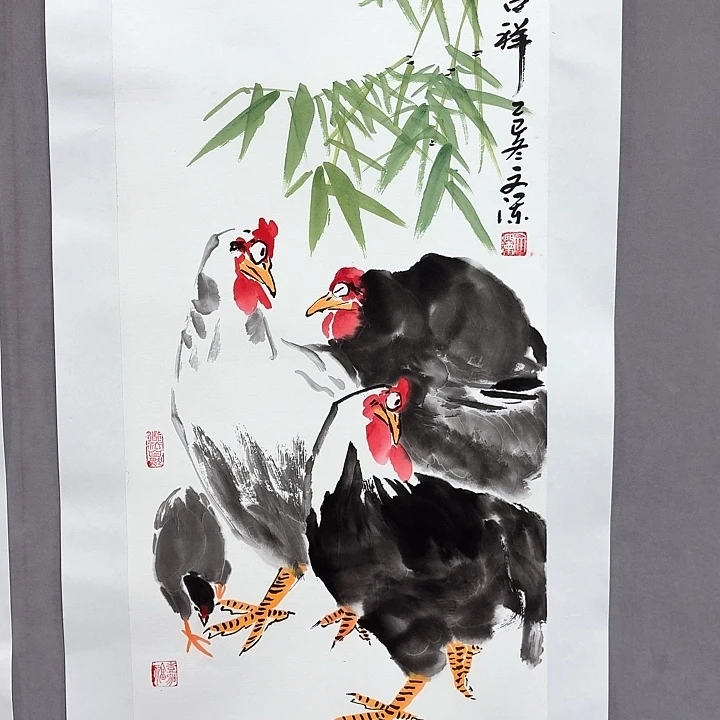 国画亲笔手绘放心去藏