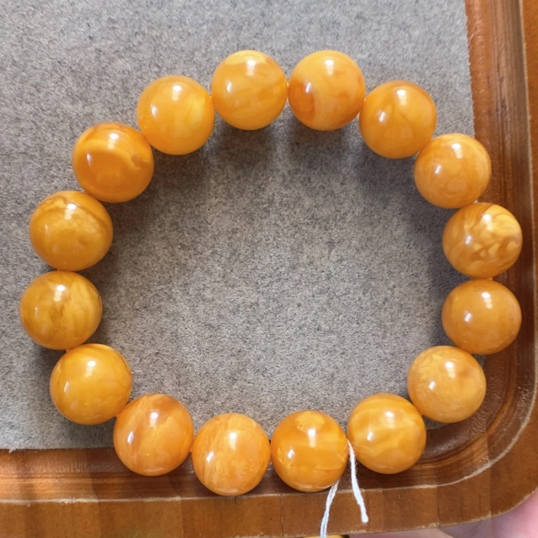 未镶嵌蜜蜡手串蜜蜡手串