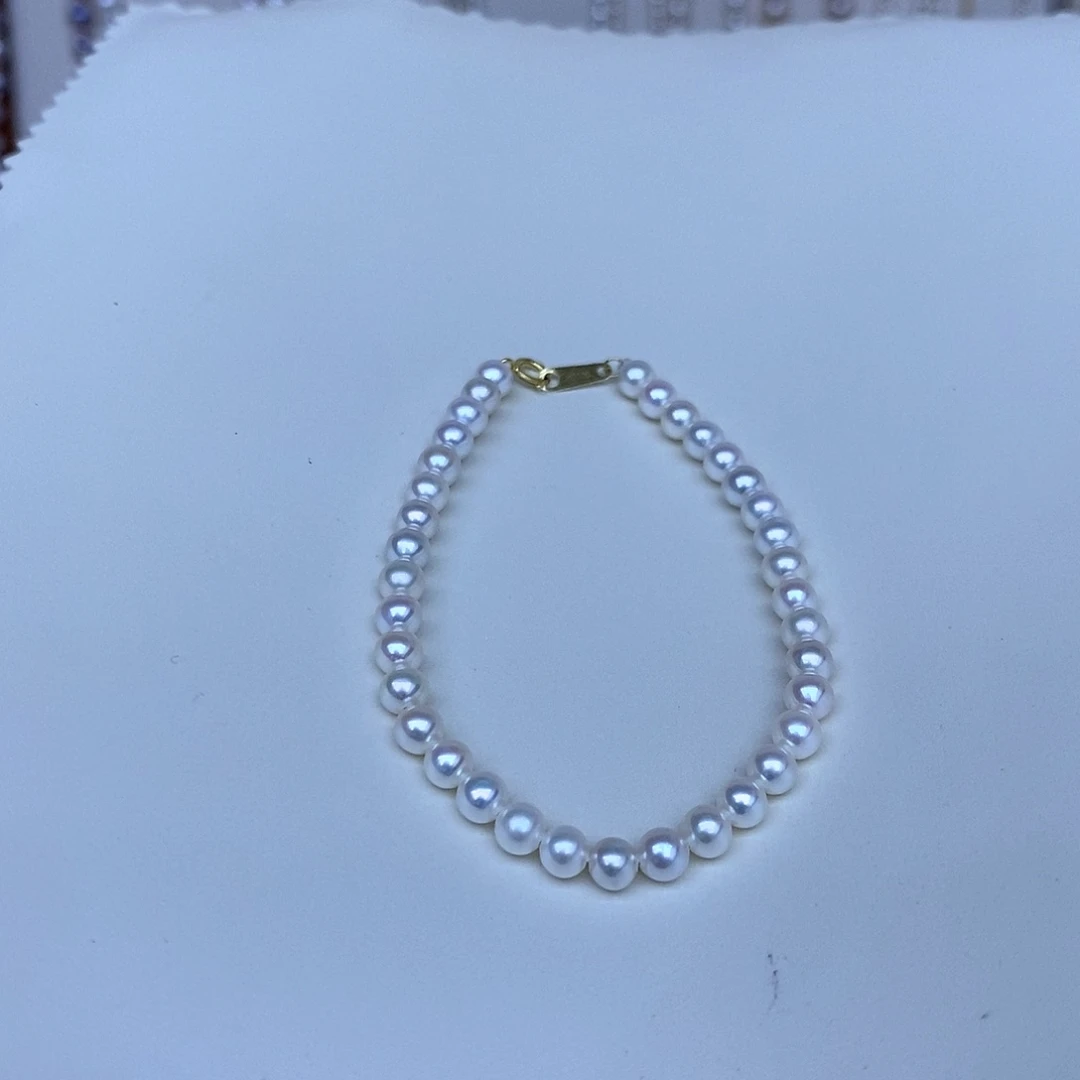 淡水珍珠卡4到518K金镶嵌