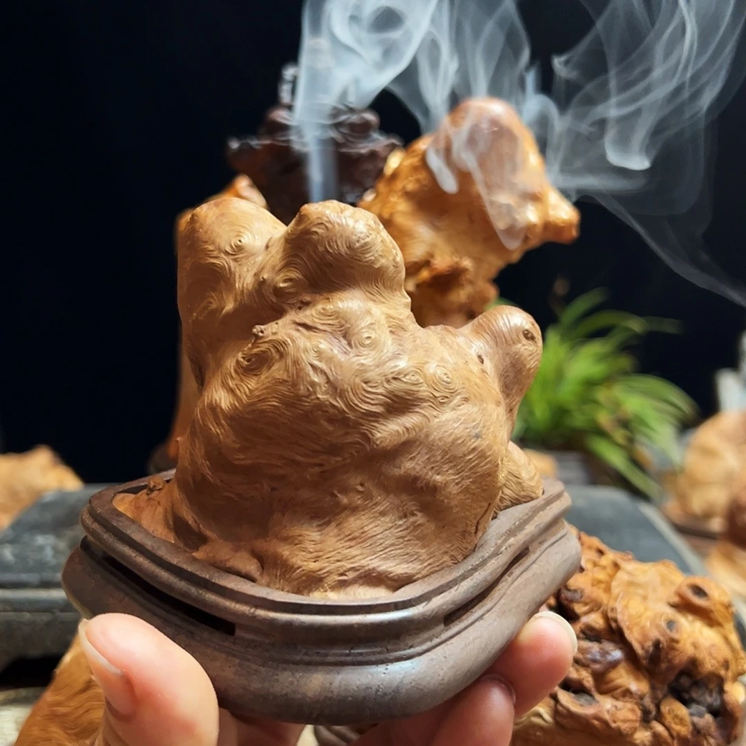 荔枝木熏香成品香炉