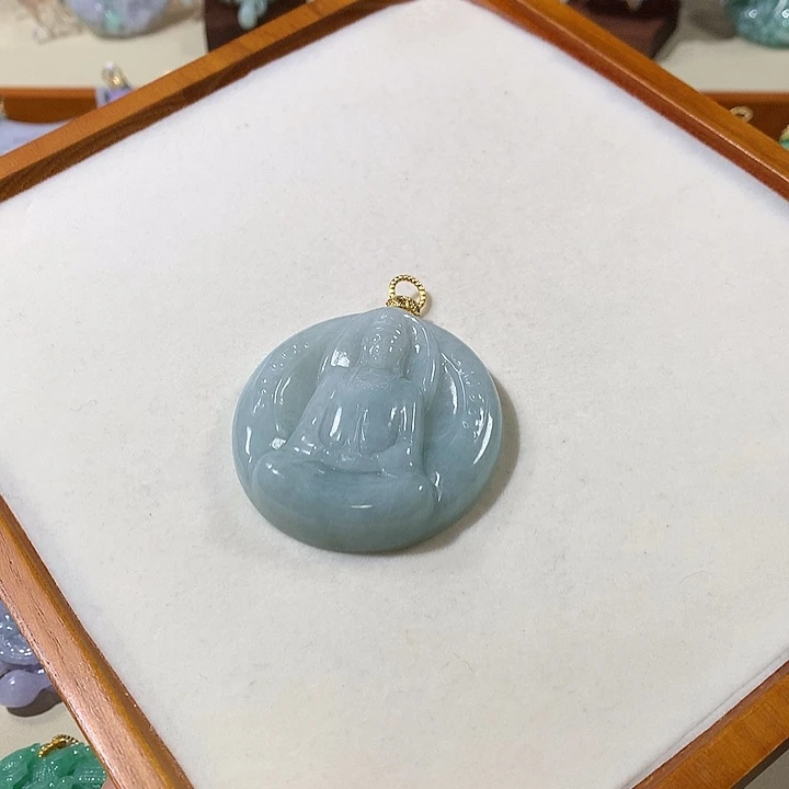 翡翠未镶嵌颈饰翡翠吊坠