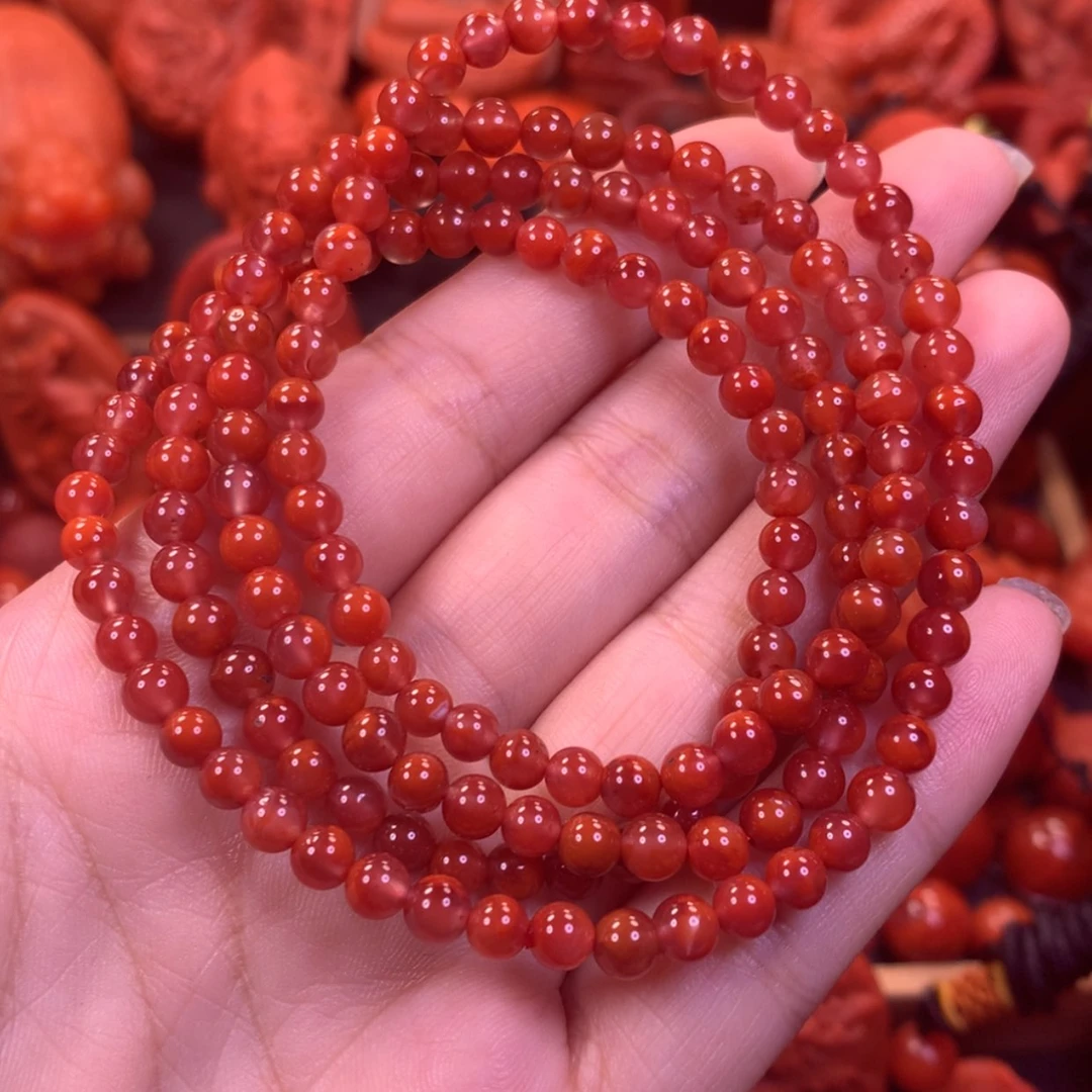 【闪购商品】未镶嵌多圈南红玛瑙