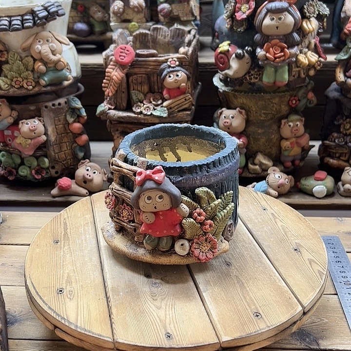 ʚ***美嘻哈微瑕多肉花盆百搭