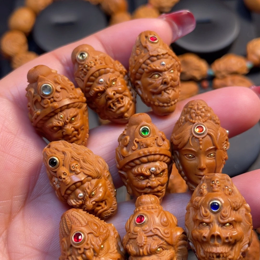 橄榄核手串/手链八宝五色财神橄榄核手串