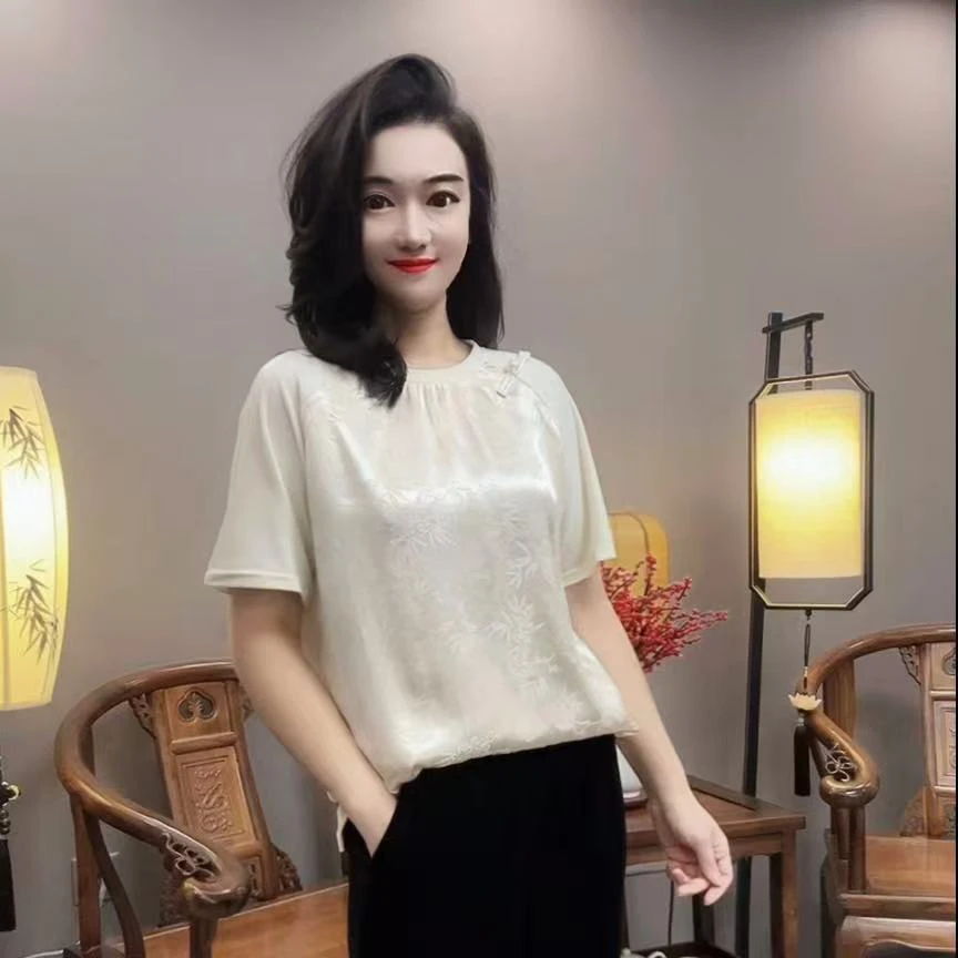 【峰姐女装】AB拼接面圆领落肩丝绒衫8100【WQ】