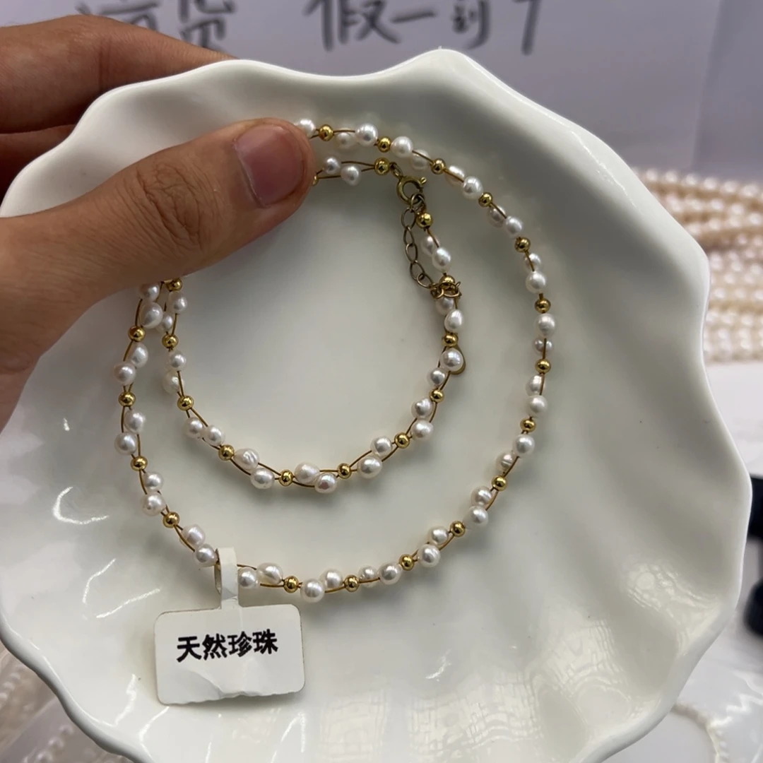 四***月颈饰淡水珍珠未镶嵌