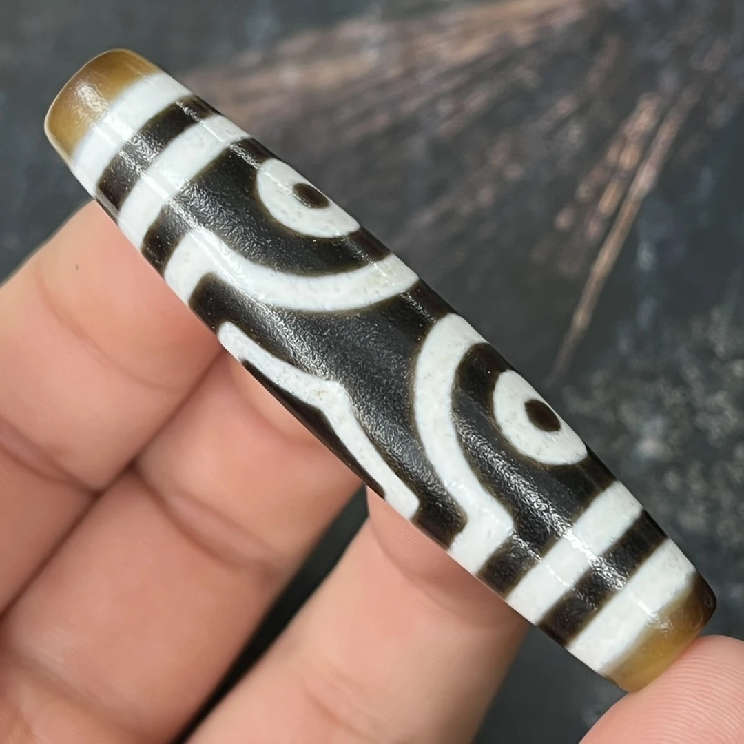 高油包浆三眼珠项坠吊坠锁骨链饰品情侣款时尚潮流送朋友大气