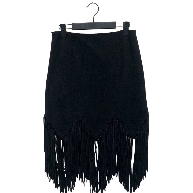 2353新款黑流苏半裙