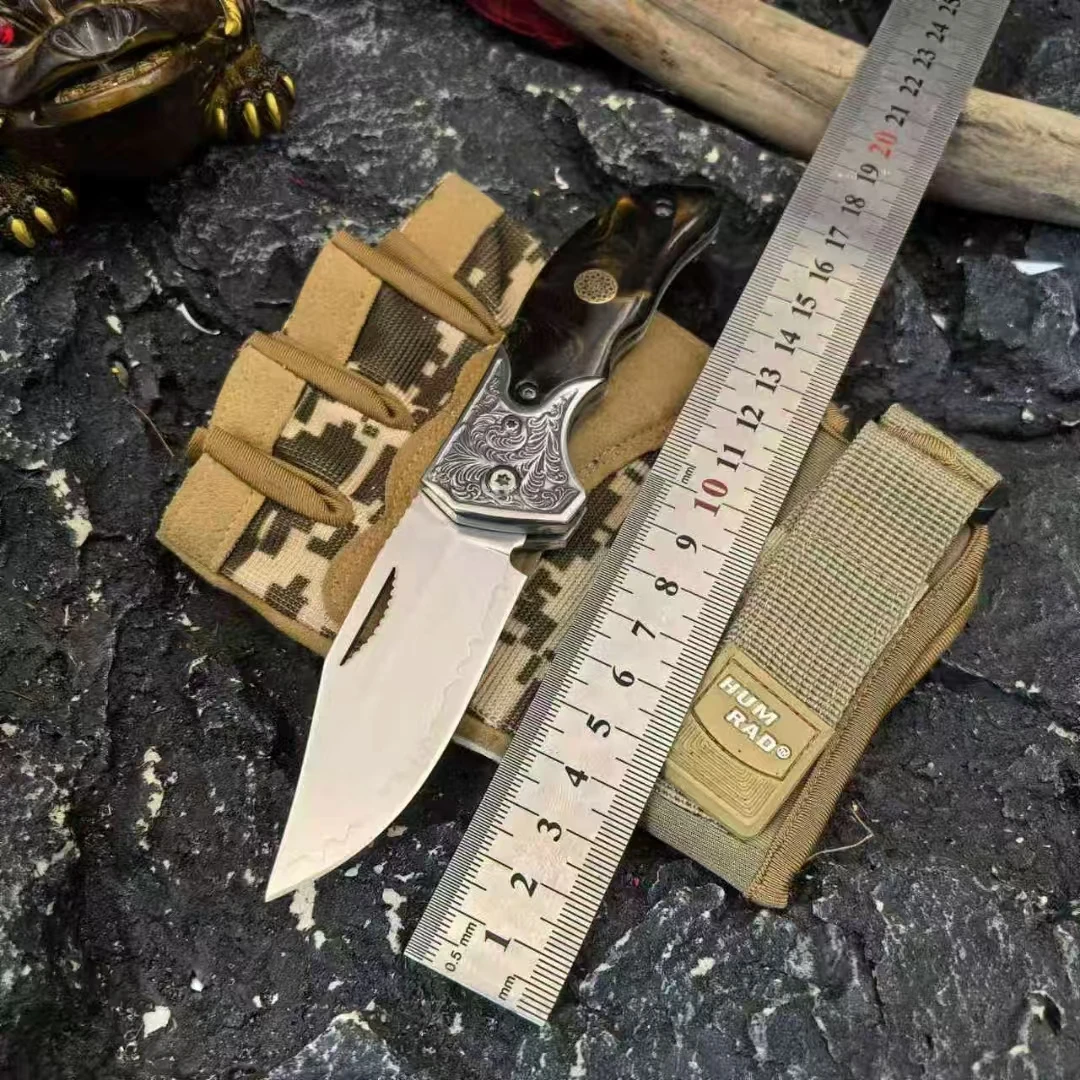 蛮牛三枚合超锋利手工露营户外便携高颜值家用剔骨高硬度野外刀具