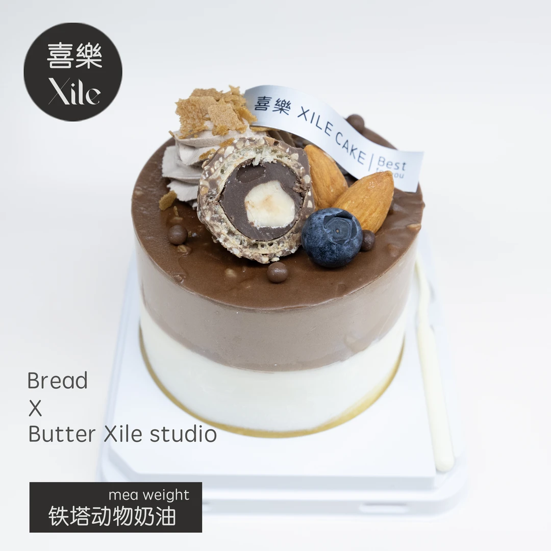 巧克力慕斯蛋糕(法国铁塔动物奶油制作)