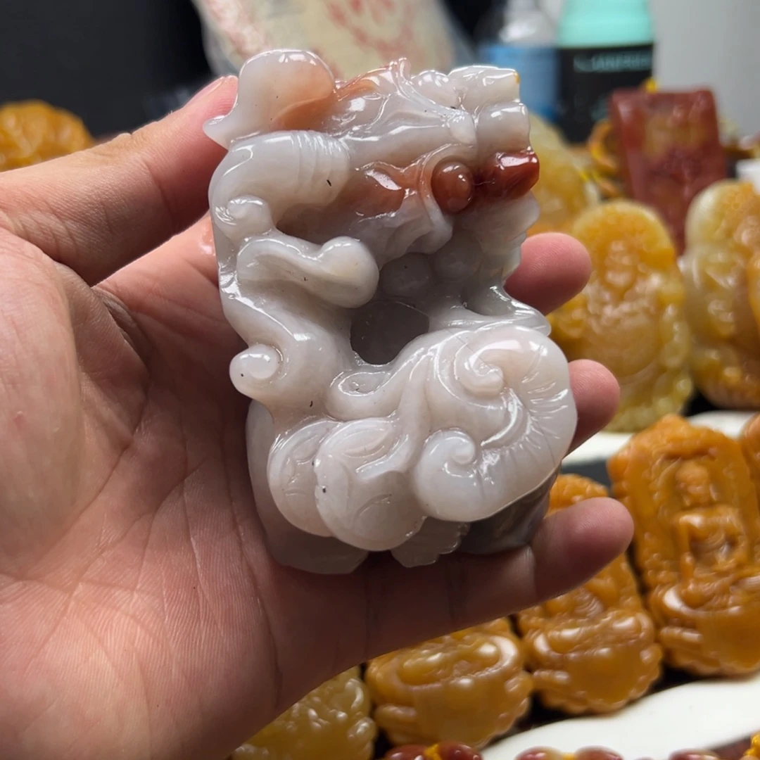 石英质玉（黄龙玉）未镶嵌hly