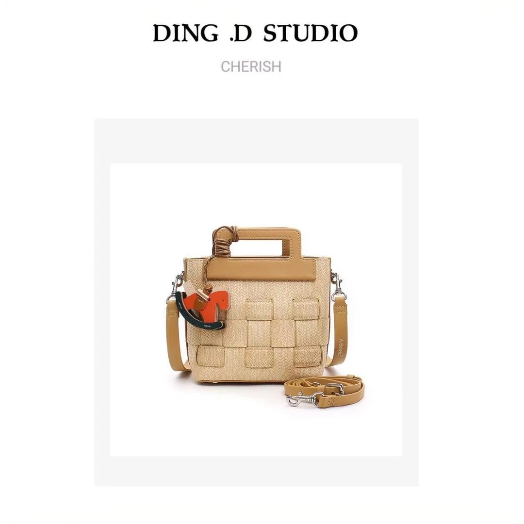 【DING.D】新品百搭简约单肩休闲时尚气质ins女包23469