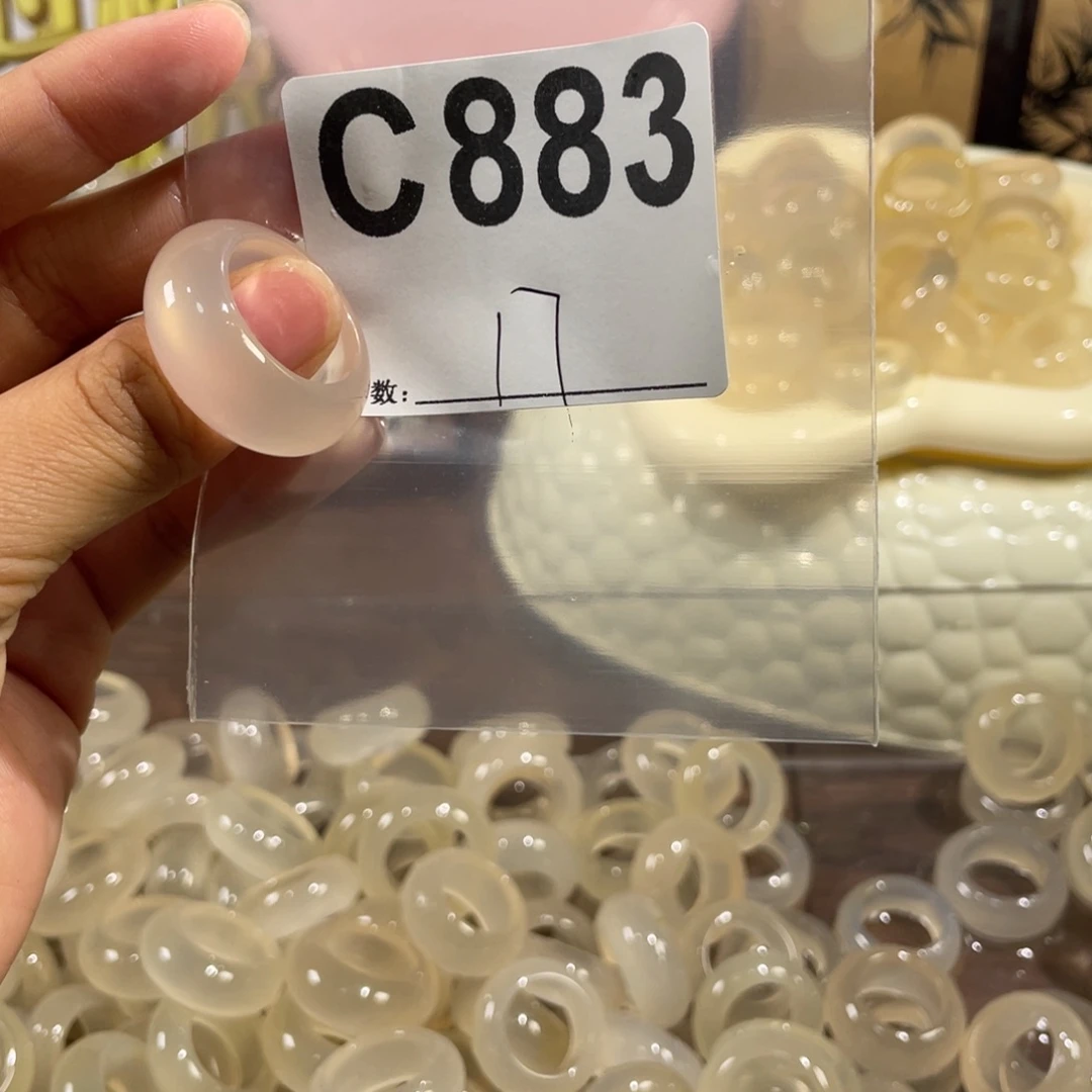 玛瑙/玉髓未镶嵌戒指883