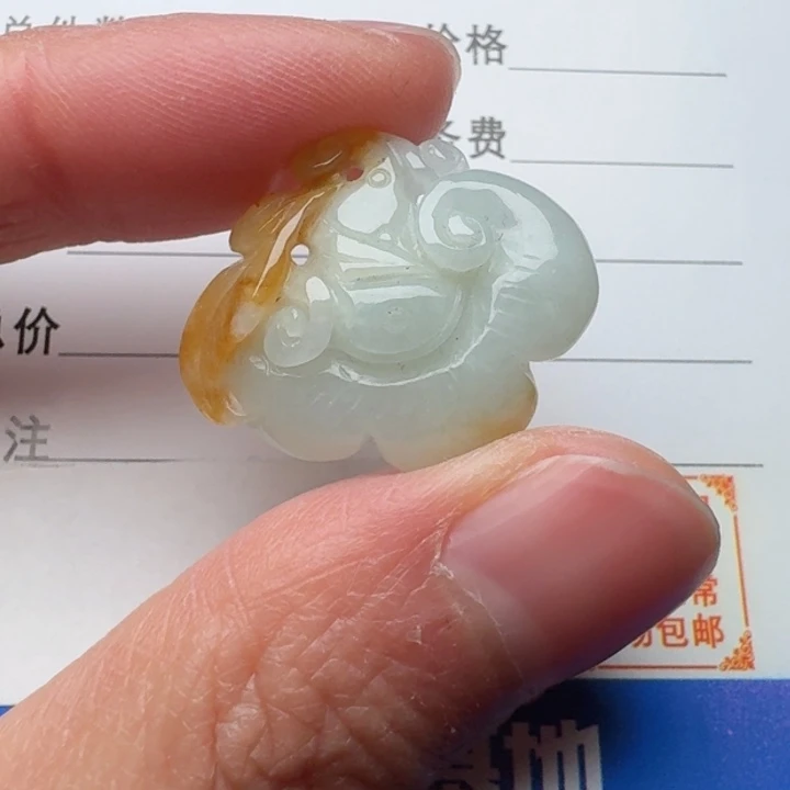 翡翠未镶嵌颈饰如意