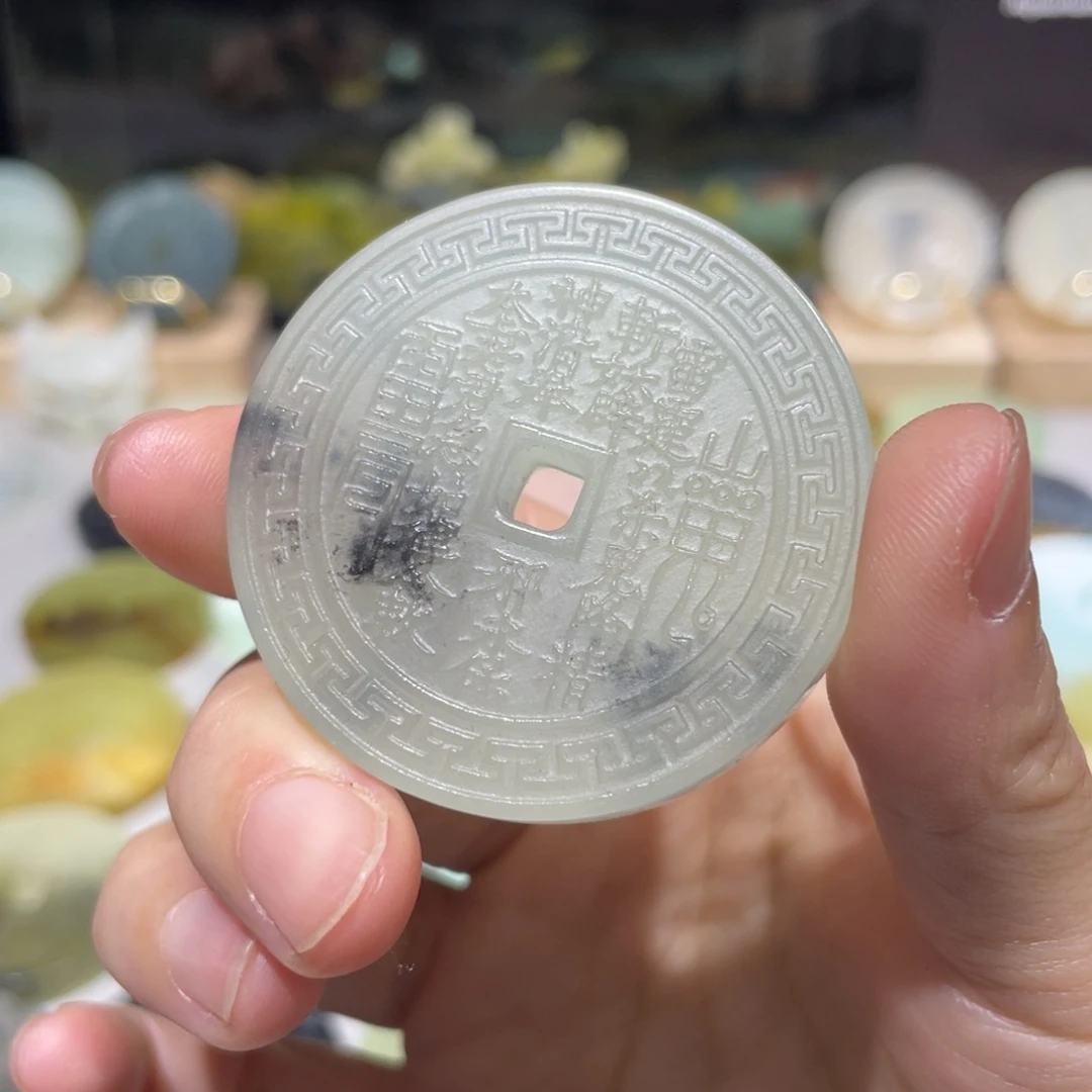 岫玉未镶嵌颈饰颈饰13