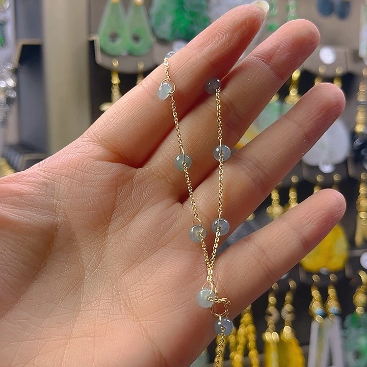 颈饰未镶嵌翡翠翡翠