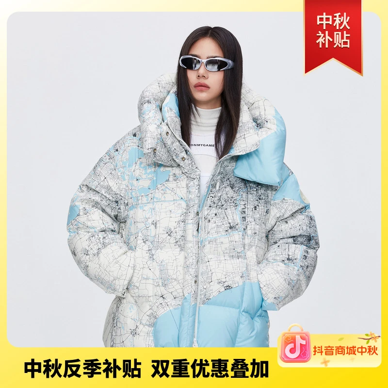 波司登鹅绒泡芙高端联名明星新款设计小众潮流时尚泡厚羽绒服3802