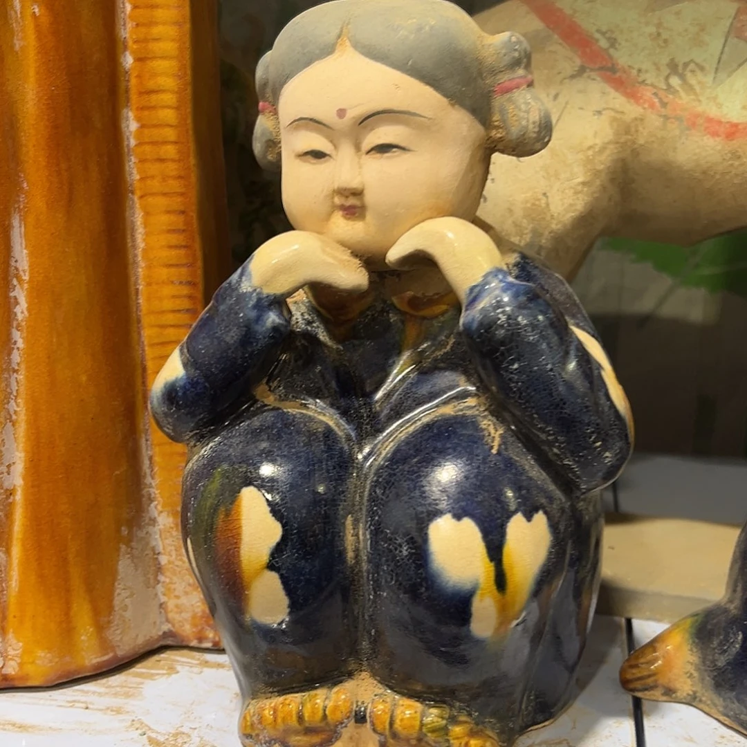 雄***峰瓦当摆件茶的摆件茶具