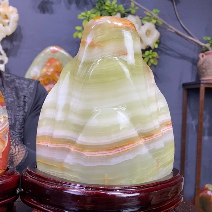 石材精品古青石摆件