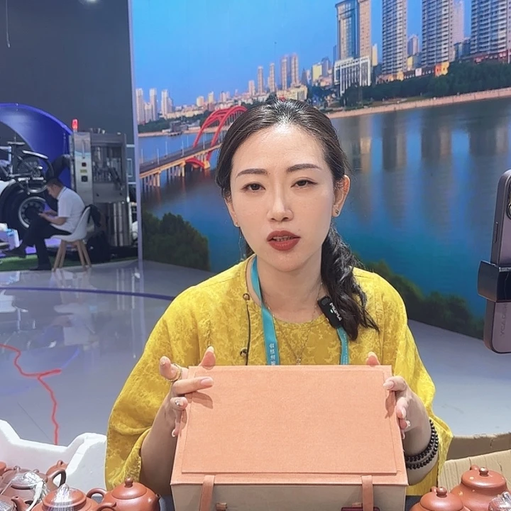 紫砂茶杯一壶两杯套装