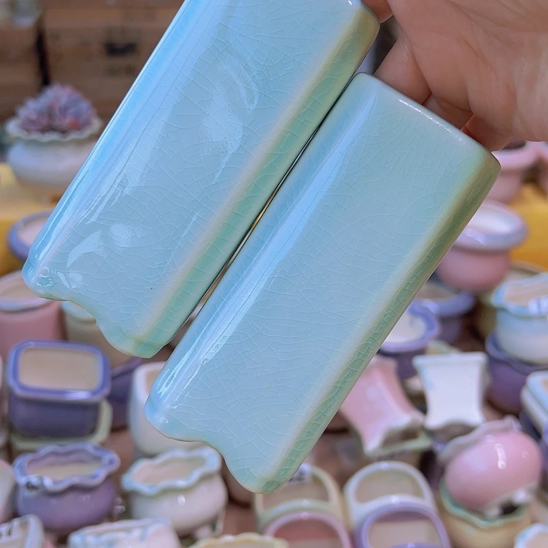 红陶陶瓷花盆当场12包邮