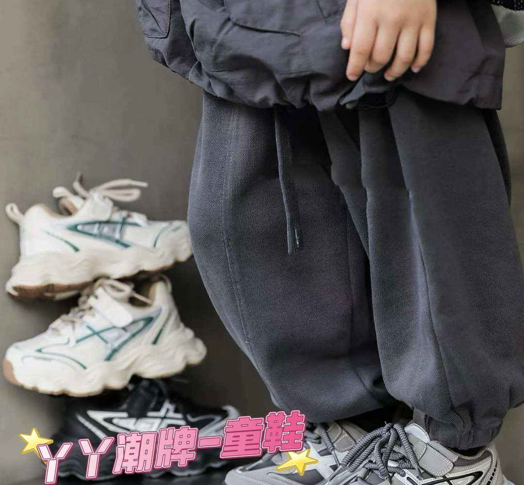 【1927】儿童超轻鞋底加绒老爹运动鞋