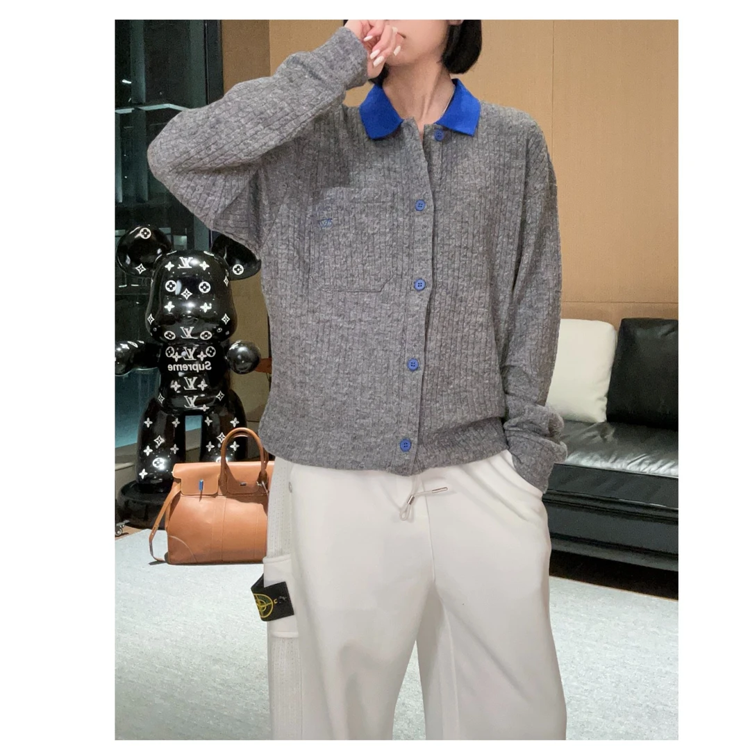 【媛媛专属】新款男百搭针织纽扣休闲宽松衬衣KLX-LEWT667356