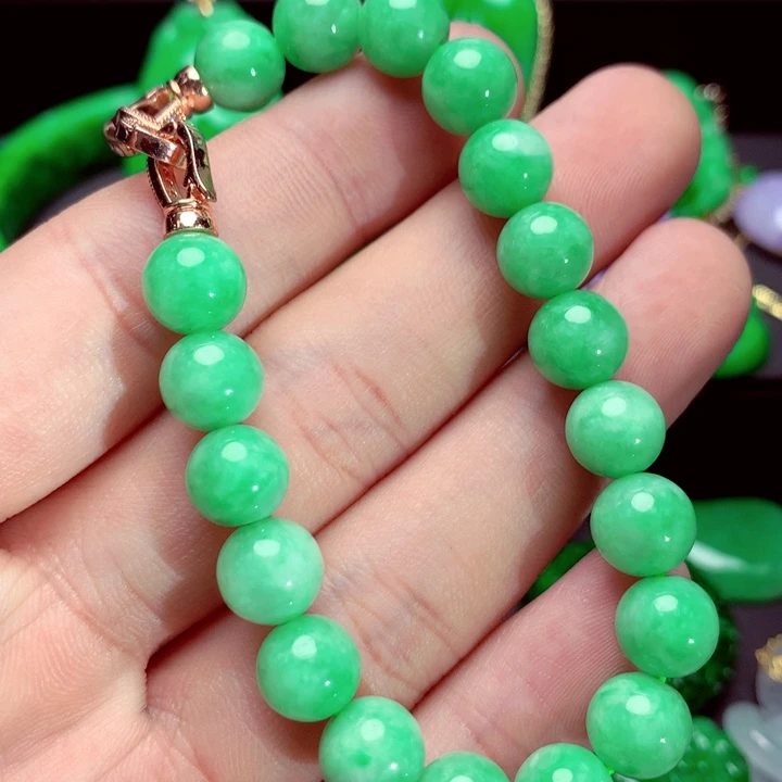 翡翠未镶嵌手链A货