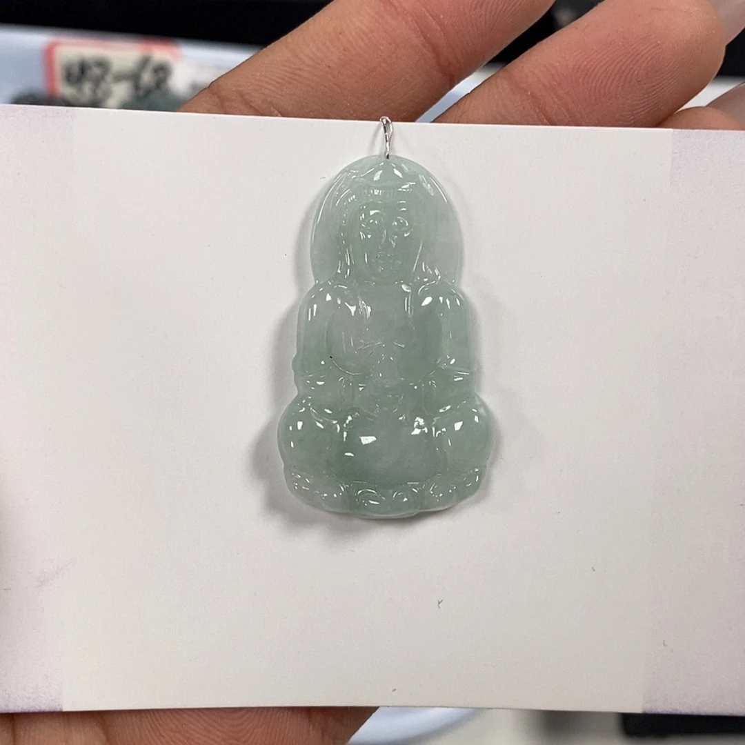 【闪购商品】翡翠颈饰未镶嵌观音