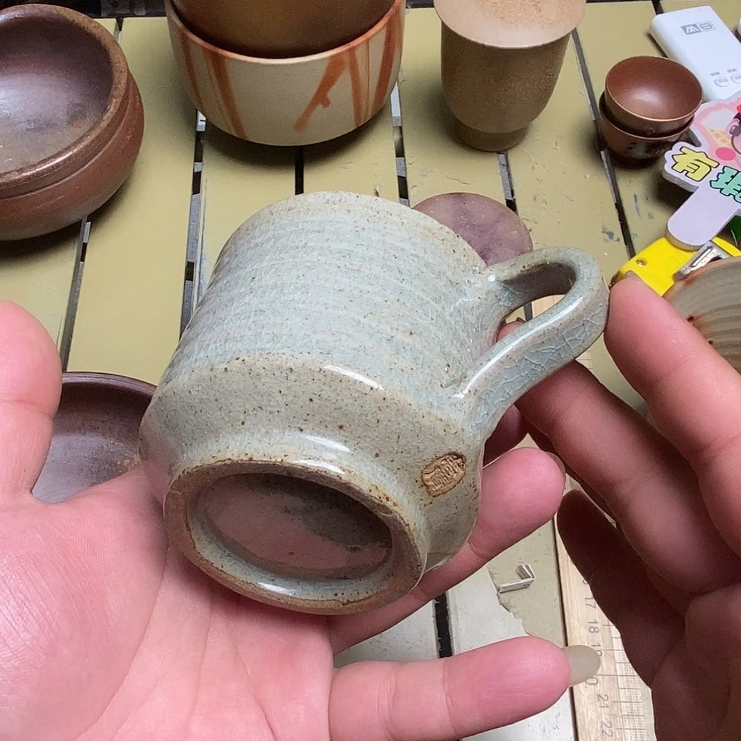 备前茶具默认微瑕不退不换看好在拍