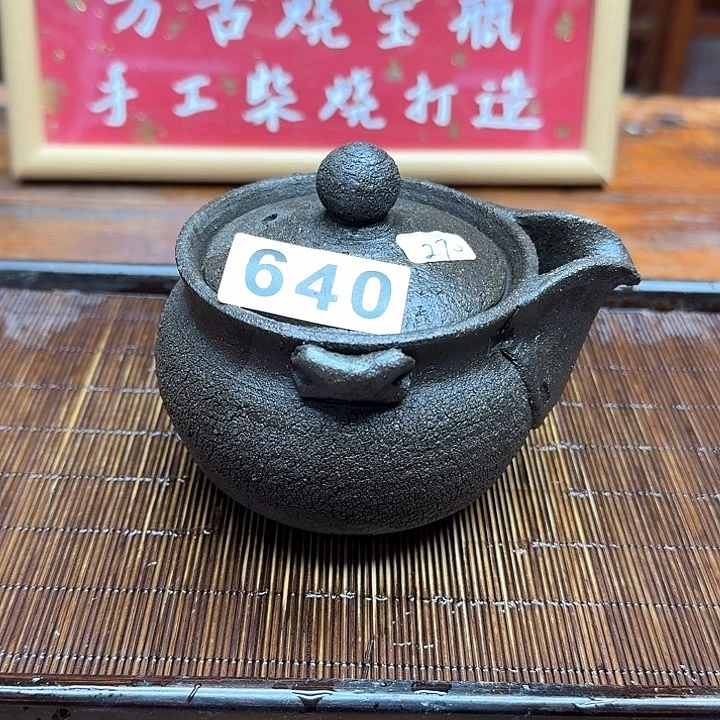 纯手工制作粗陶茶具